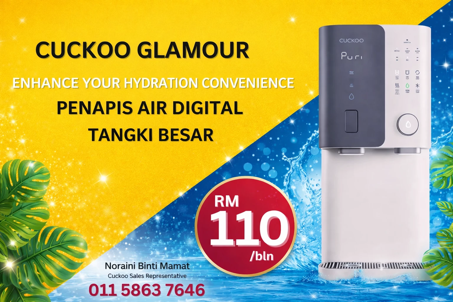 Penapis Air Cuckoo Glamour