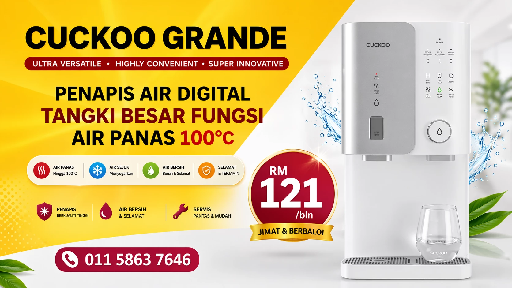 Penapis Air Cuckoo Grande